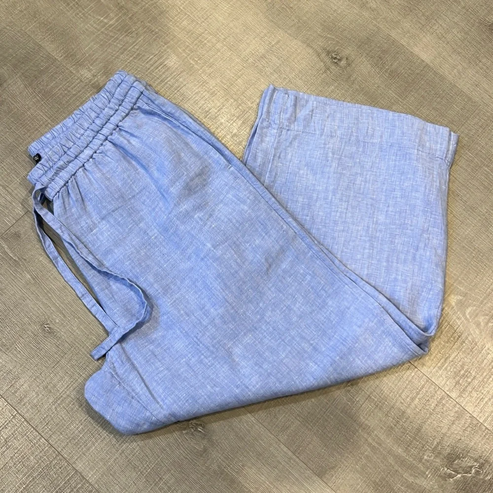J.Crew Cropped Linen Pants - Picture 1 of 5